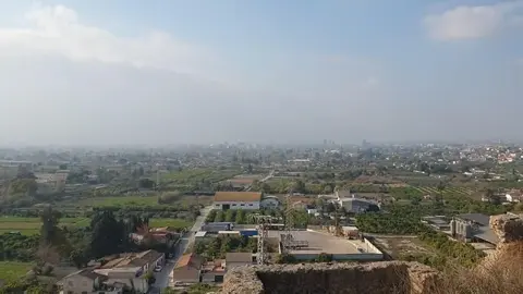 Boina de contaminaci&oacute;n sobre la ciudad de Murcia