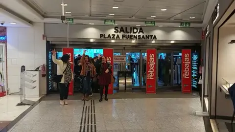 Primeros clientes de las rebajas