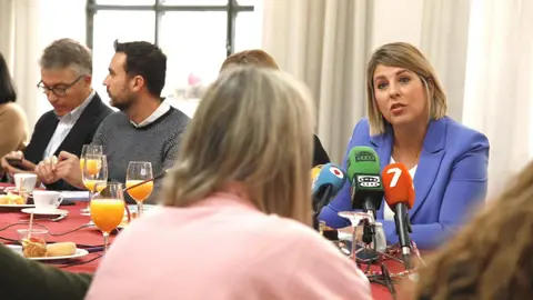 Noelia Arroyo, en un reciente encuentro con medios de comunicaci&oacute;n (Foto: Ayto. CT)