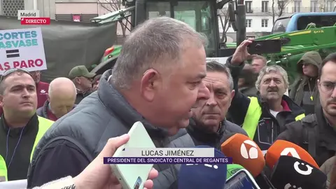 &Uacute;ltima hora en la manifestaci&oacute;n de los regantes ante el 'hachazo' al Tajo-Segura