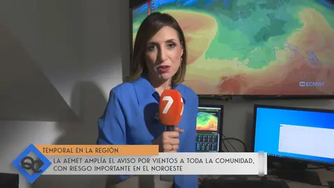 Isabel Escribano muestra la previsi&oacute;n del tiempo de los pr&oacute;ximos d&iacute;as