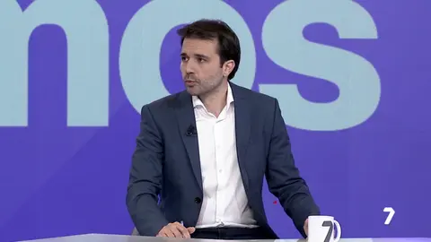Javier S&aacute;nchez Serna, coordinador de Podemos Regi&oacute;n de Murcia (foto: La 7)