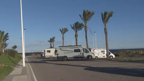 Autocaravanas en Cabo de Palos