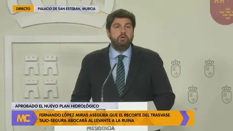 L&oacute;pez Miras, en su comparecencia este martes en San Esteban