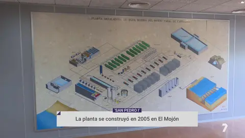 Plano de la desaladora de San Pedro del Pinatar