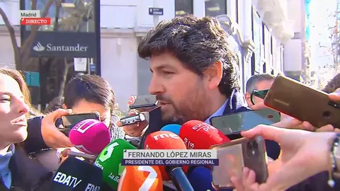 L&oacute;pez Miras, este lunes en Madrid