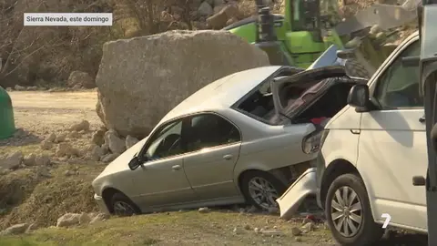 Una avalancha sorprende a unos murcianos en Sierra Nevada