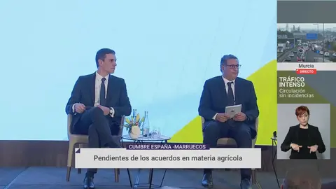 Reuni&oacute;n entre el presidente del Gobierno, Pedro S&aacute;nchez, y el primer ministro marroqu&iacute;
