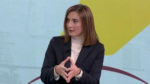 Pilar Garc&iacute;a Santos, presidenta de Por mi Regi&oacute;n (foto: La 7)