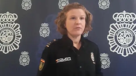 Silvia Tortosa, portavoz de la Polic&iacute;a en Granada