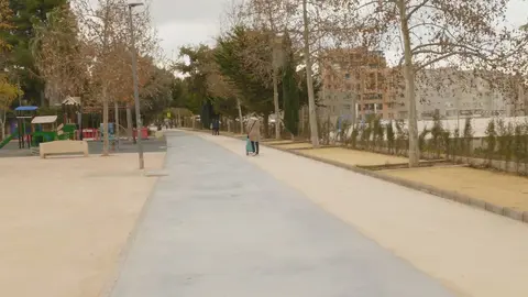 V&iacute;a verde en el Barrio Peral de Cartagena (foto: La 7)