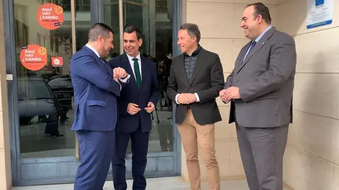 El consejero de Fomento e Infraestructuras, Jos&eacute; Ram&oacute;n D&iacute;ez de Revenga, durante el encuentro con Ceclor y la C&aacute;mara de Comercio de Lorca para presentarles la actualizaci&oacute;n del estudio de trazado de la autov&iacute;a Lorca-Caravaca de la Cruz