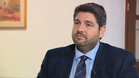 Presidente de la Regi&oacute;n de Murcia, Fernando L&oacute;pez Miras (foto: La 7)