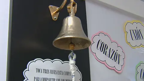 La 'campana de la libertad' de la Arrixaca (foto: La 7)