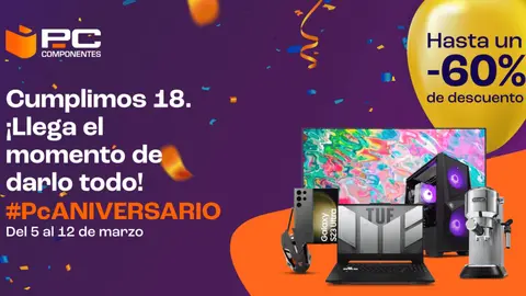 Aniversario de PcComponentes