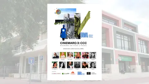 Participantes en el ciclo 'Cinemarq 3: CCC-Ciudades de Cine y C&oacute;mic' que tiene lugar los viernes de marzo en la BRMU.