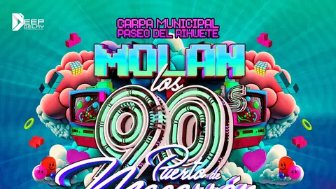 Cartel del festival 'Molan los 90'