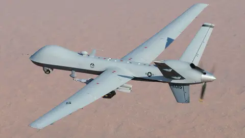 Un drone MQ-9 Reaper de la Fuerza A&eacute;rea estadounidense