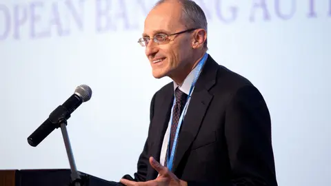 El presidente del Consejo de Supervisi&oacute;n del BCE, Andrea Enria (Foto: BCE)
