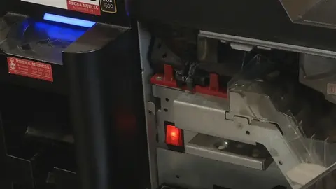 Caja de cobro autom&aacute;tico (foto: La 7)