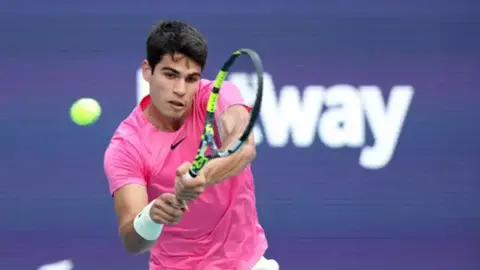 Carlos Alcaraz en el ATP de Miami 2023 (foto: Europa Press)