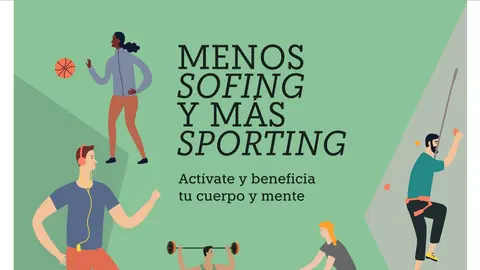 Fragmento del cartel de la nueva campa&ntilde;a del Ayuntamiento de Murcia para fomentar la pr&aacute;ctica del deporte (foto: La7)