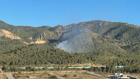 Incendio en La Alberca