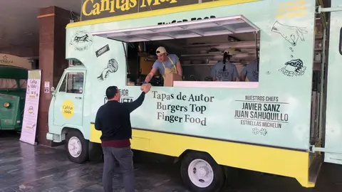 Food Truck de Ca&ntilde;itas Maite instalado en El Corte Ingl&eacute;s de Avenida de la Libertad en Murcia (foto: El Corte Ingl&eacute;s)