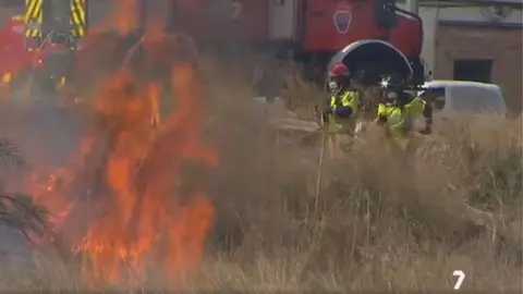 Incendio en Molina de Segura