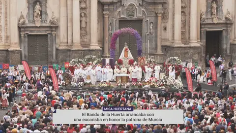 Multitudinaria Misa huertana