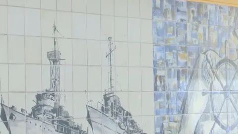 Mural de Isaac Peral (foto: La 7)