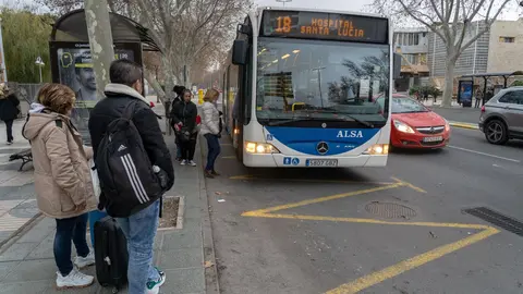 Autob&uacute;s urbano en Cartagena