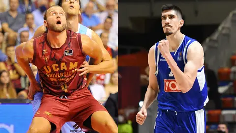 Ryan Luther (izq.) y Danilo Nikolic