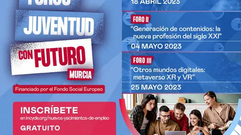 Cartel anunciador de los cursos