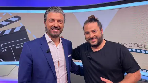 Alfonso Hern&aacute;ndez Zapata, presidente de la FREMM y Alejandro Rius, presidente de Cinemur (foto: La 7)