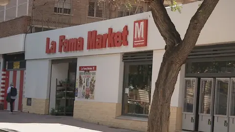Un supermercado de barrio en la ciudad de Murcia (foto: La 7)