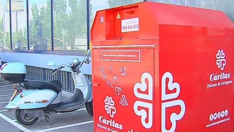 Buz&oacute;n de C&aacute;ritas de la Di&oacute;cesis de Cartagena (foto: La 7)
