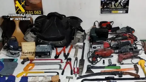 Imagen del material incautado (foto: La 7)