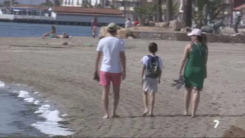 Fin de semana de temperaturas suaves y mucha gente en el Mar Menor