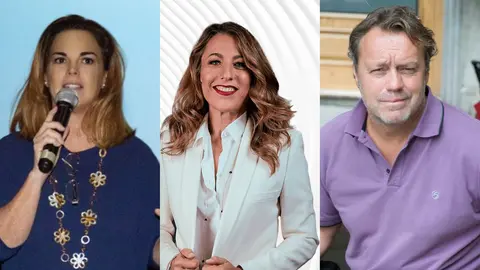 De izquierda a derecha, Pilar Vald&eacute;s, Encarna Pi&ntilde;ero y Paco Nadal