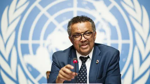 El director general de la Organizaci&oacute;n Mundial de la Salud (OMS), Tedros Adhanom Ghebreyesus