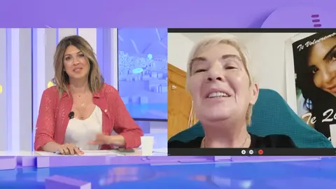 La madre de Sara G&oacute;mez en una entrevista realizada por Encarna Talavera en Murcia Conecta (foto: La 7)