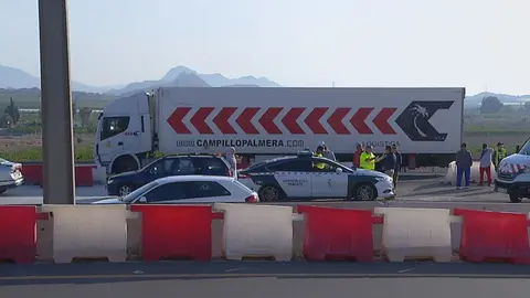 Accidente m&uacute;ltiple en la A-30, entre Archena y Molina de Segura, direcci&oacute;n Albacete