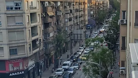 Colapso de tr&aacute;fico en El Carmen