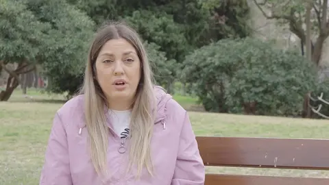 Tamara Franco, la alcantarillera que se ha convertido en la primera mujer trasplantada de &uacute;tero en ser madre en Espa&ntilde;a (foto: Hospital Cl&iacute;nic de Barcelona)