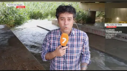 Sergio Antonio Mart&iacute;nez, en la Rambla de El Albuj&oacute;n