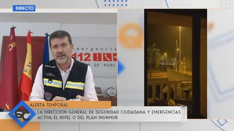 Fulgencio Perona, director general de Seguridad Ciudadana y Emergencias de la Regi&oacute;n de Murcia (foto: La 7)