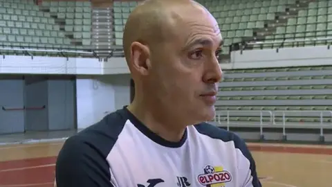 Javi Rodr&iacute;guez, entrenador de ElPozo Murcia FS (foto: La 7)
