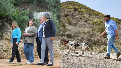 Pepe V&eacute;lez y L&oacute;pez Miras, en la jornada de reflexi&oacute;n