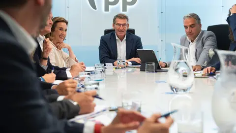 Alberto N&uacute;&ntilde;ez Feij&oacute;o, en la ejecutiva del PP, este lunes